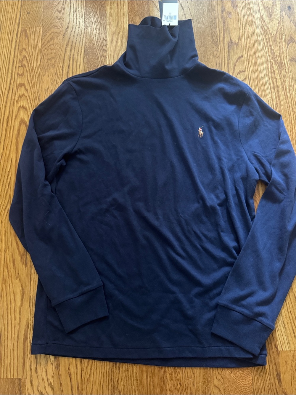Polo by Ralph Lauren Navy Blue Turtleneck Sweater Medium classic New